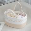 Cotton Rope Baby Essentials Basket Mom Organizer for Diapers Storage