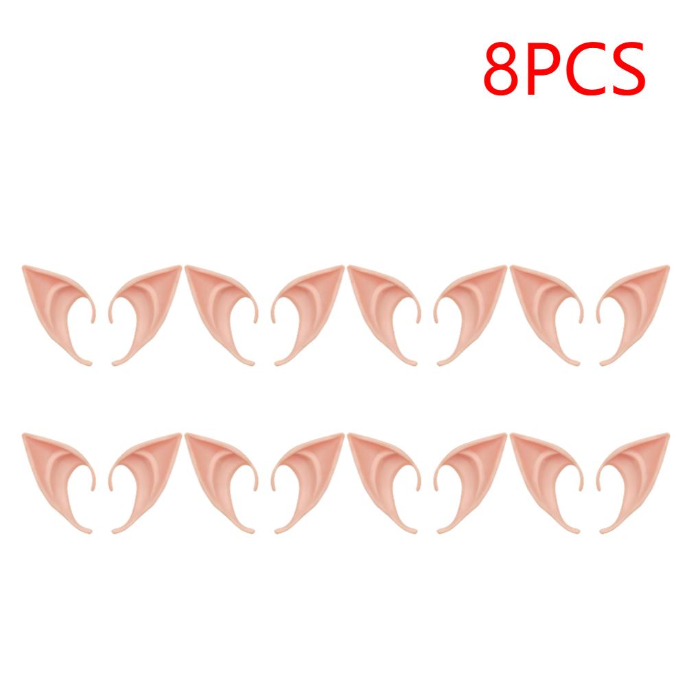 1-20pair Mysterious Angel Elf Ears Artificial Latex Ears for Halloween Decor Fairy Cosplay Costume Masquerade Accessories