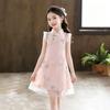 Girls Summer Qipao Dress Elegant Princess Kids Dress