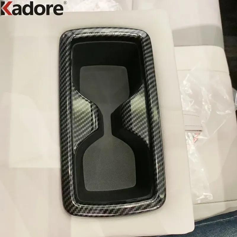 Car Rear Seat Water Cup Holder Frame Cover Trim For Toyota Venza Harrier -  2024 Carbon Fiber Interior Accessories