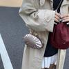 Acrylic Shell Clutch Bag With Chain Strap For Womens Daily Use