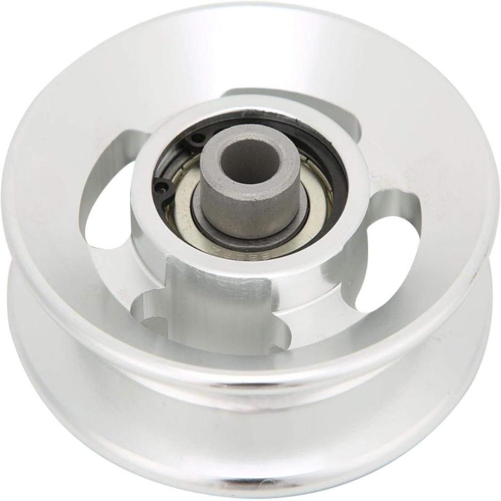 Universal Fitness Pulley Wheel Silver Pulley Wheel Strength Training Pulley Home Gym Upgrade