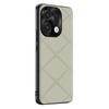Für Oppo Find X9 5G Hülle X-Muster TPU PU-Leder PC Anti-Fall Handyhülle