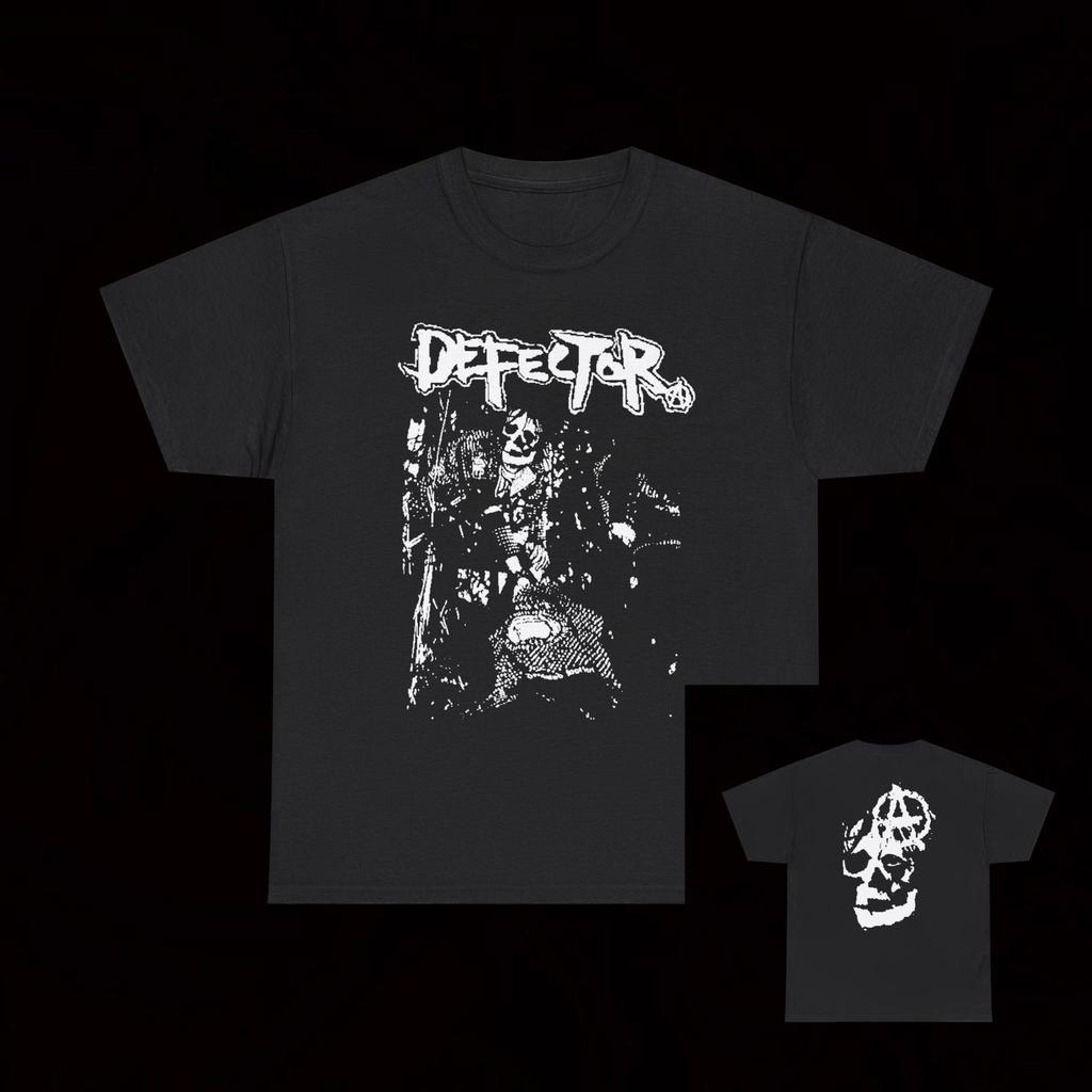Defector Ultra Noize Violence Double Sided T-Shirt Crust Punk Hardcore Japan