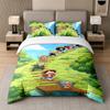3Pcs Bed Set,One Piece 1 Duvet Cover and 2 Pillowcases, Printed Bedding Decor For Guest Room