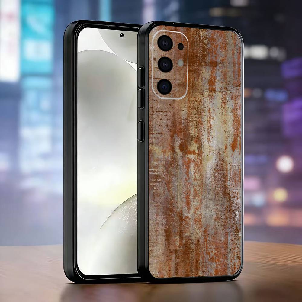 

Retro Industrial Style Rusty Phone Case For Samsung S25,S24,S21,S22,S23,S30,Ultra,S20,Plus,Fe,Soft Silicone Black Cover Samsung S20fe