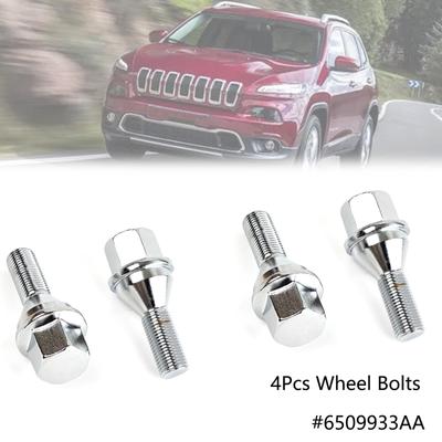4x Für Jeep Cherokee Renegade Compass Chrysler 200 Dodge Dart Radschrauben Radmuttern M12x1.25 6511051AA 6509933AA Autozubehör