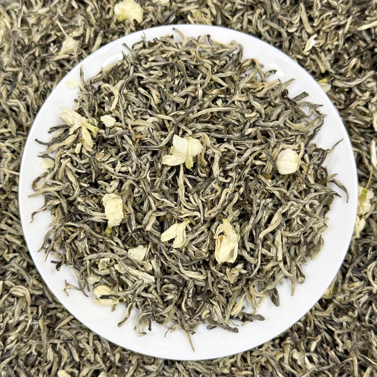 Guangxi Heng Jasmine White Snow Bud - Rich Aroma Little Golden Needles Tea Standard Size