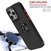 For iPhone 16 Pro Max Case Shockproof Armor Magnetic Ring Fold Rotate Holder Cover For iPhone 16 Plus 16Pro Max Matte Phone Case
