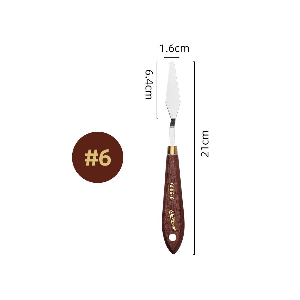 Cross-border Acrylic Paint Palette Knife - Single Oil Painting Mixing Tool, Spatula, and Picking Knife for Artists