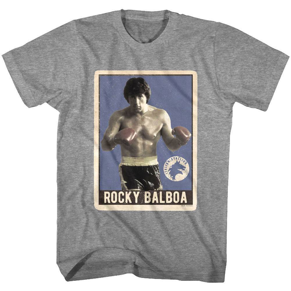Rocky Balboa Vintage Trading Card Men T Shirt XXXXL