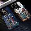 New York Phone Case For iPhone 16,15,14,13,12,11,Pro,MAX White Matte Shockproof Cover