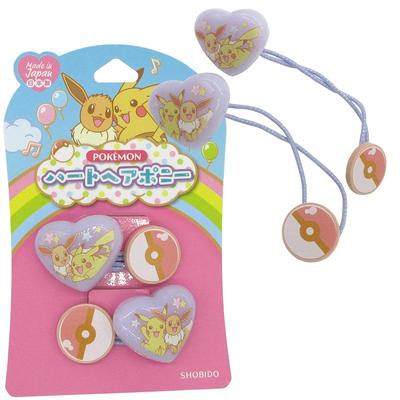 Pokemon Haargummis von Pikachu Eevee Lila Accessoires Stanzteile (Satz 2) / &