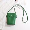 New Pu Leather Mobile Phone Bag Women's Small Flap Shoulder Crossbody Bag Daily Hasp Purse Casual Outdoor Travel Key Wallet Sac