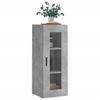 Vidaxl Wall Cabinet, Concrete Grey, 34.5X34X90 Cm