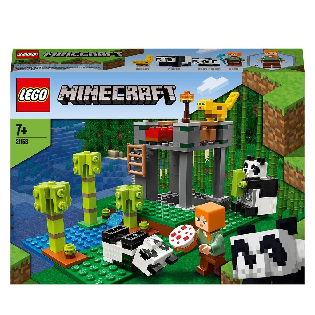 LEGO Minecraft Panda Nursery 21158 Toy Blocks Gift Animals City Building Boys Girls Ages 7+
