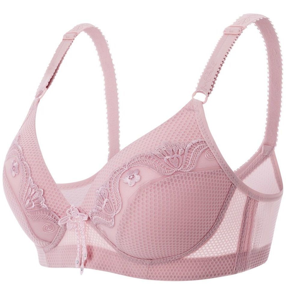 WTEMPO Sutien de mărime Plus Sutien fără cusături pentru femei Lenjerie de corp Sutien din dantelă Sutien moale de culoare uni fără sârmă