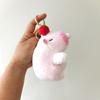 Creative Kapibala Keychain Pendant That Can Spit Bubbles Cute Capybara Schoolbag Hanging Ornament Grab Machine Doll