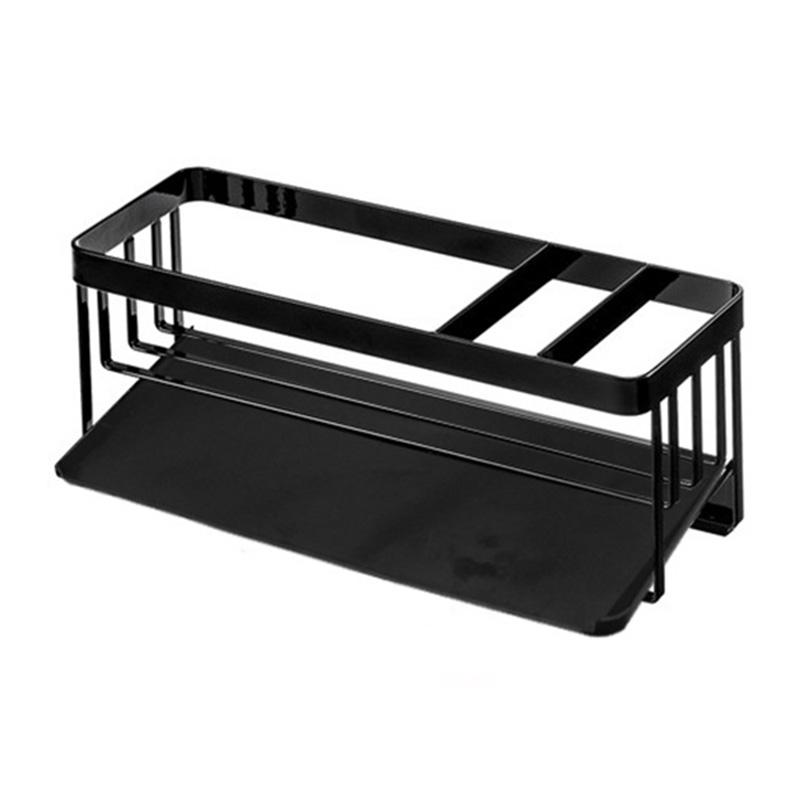 Carbon Steel Kitchen Organizer Storage Drying Rack Tray for Dish Sponge, Rag