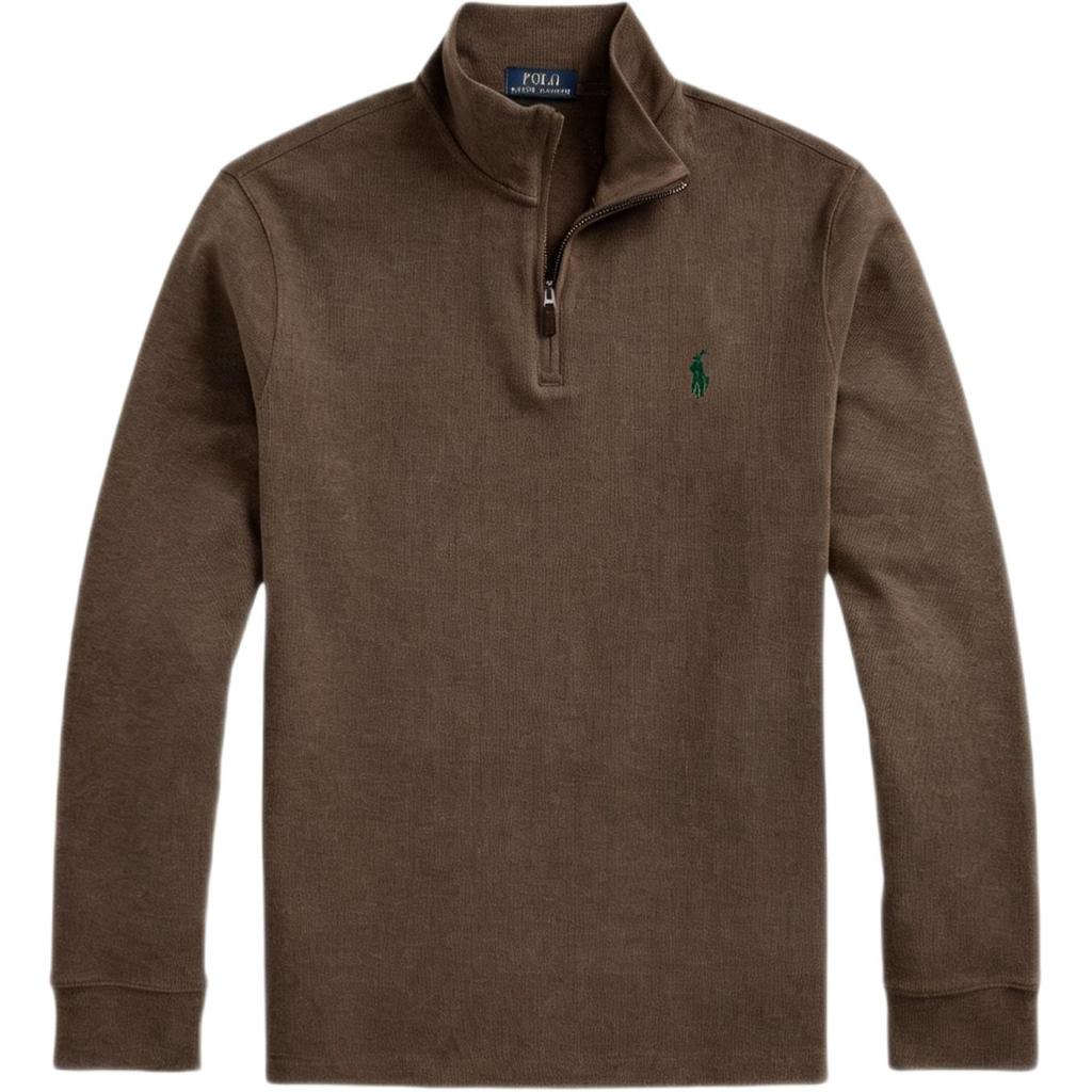 Polo Ralph Lauren FW25 Half-Zip Logo Embroidered Long Sleeve Sweatshirt Men Sweatshirt 710784465-036