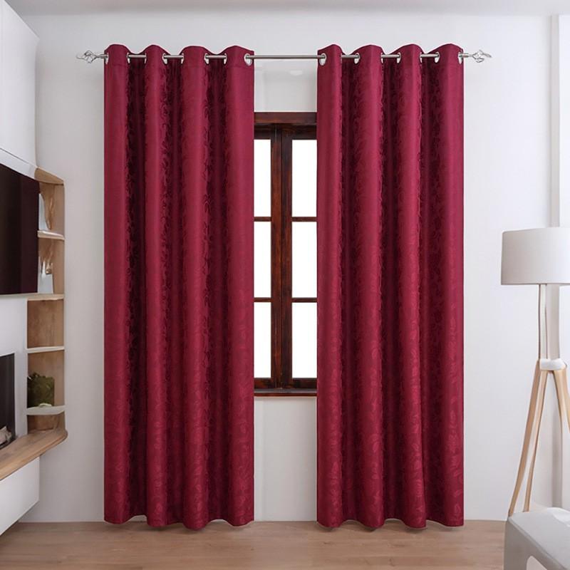 Blackout Curtain Vintage Floral Eyelet Bedroom Living Room Small Fresh Style