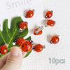 Ensemble de 10 pièces de pinces à cheveux tendance et mignonnes abeille coccinelle transfrontalières mini accessoires épingles à cheveux pour étudiants en gros amusant