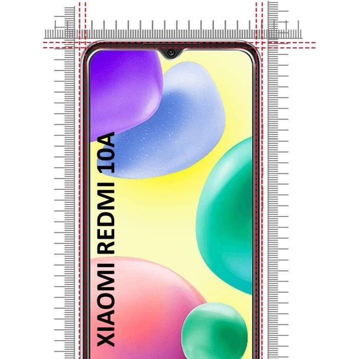 Film de protection - Phonillico - Verre Trempé - Compatible Xiaomi REDMI 10A - Pack de 2 - Résistant aux rayures