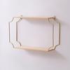 Storage Rack Wall Mounted Storage Holder No Drilling Anti-Rust Display Shelf for Living Room Bedroom Bathroom