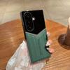 Applicable to Samsung folding screen ZFold1 electroplating mobile phone case creative wood grain splicing ZFOLD1/1/1 case film protection