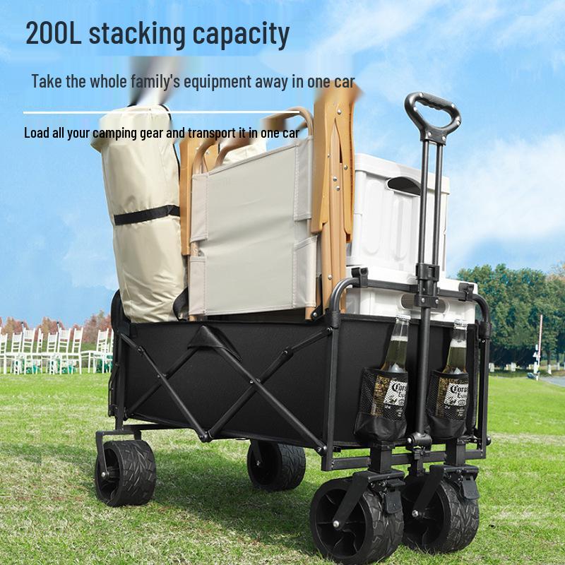 Portable Folding Trolley for Camping and Travel