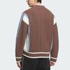Adidas Originals Adicolor Classics Knit Cardigan Button Front Regular Fit Unisex Brown KS5963