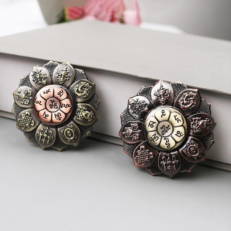Zen Buddha Hand Spinner Metal Fidget Sensory Stress Relief Toys Fingertip Gyro Decompression Unique EDC Gadgets For Adults