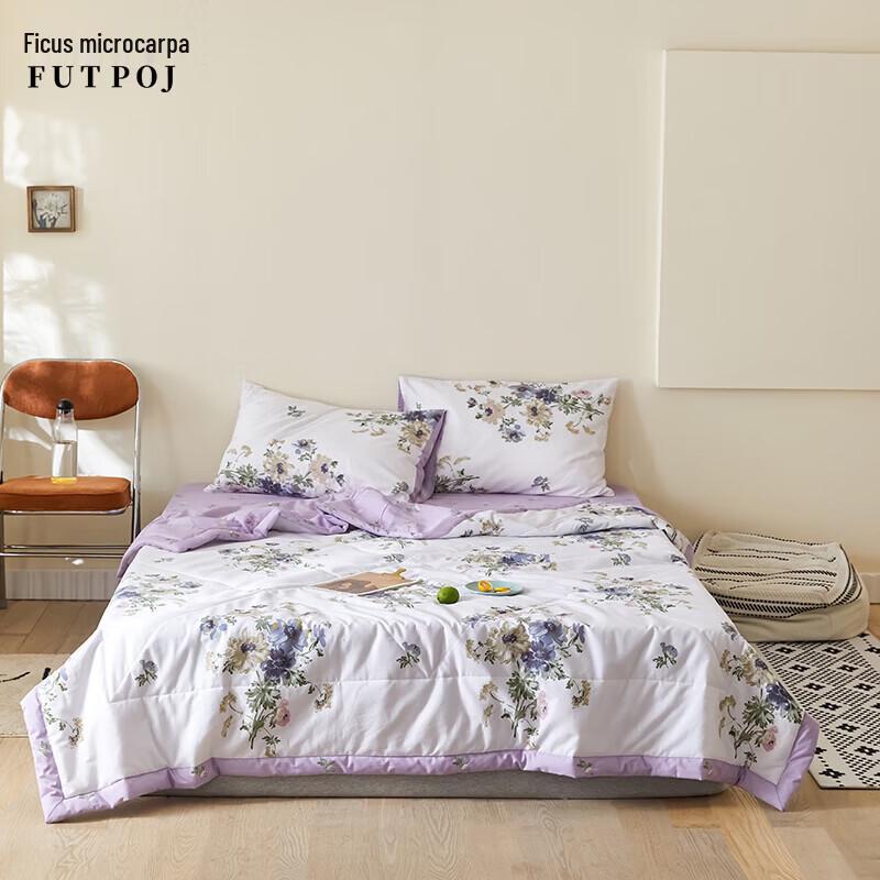 Fuchier Porong  Blossom Dance  Printed Cotton Summer Quilt