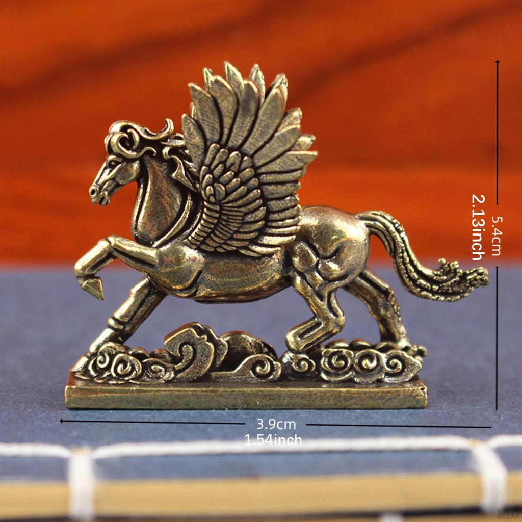 Pferdestatue Skulptur Chinesisches Jahr Dekoration für Schlafzimmer Büro Schreibtisch Schrank Bücherregal