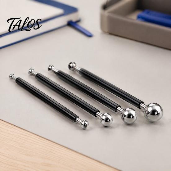 Clay Crafting Tool 4Pcs Polymer Shaping Set, Sculpting Stick with Stainless Set Steel Ball, 4 Size DIY Fondant Pottery Modeling Tools Cake