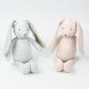 Long Ears Cartoon Rabbit Plush Toys 30cm Size Stuffed Animal Toy Appease Sleeping Toys  Room Decor