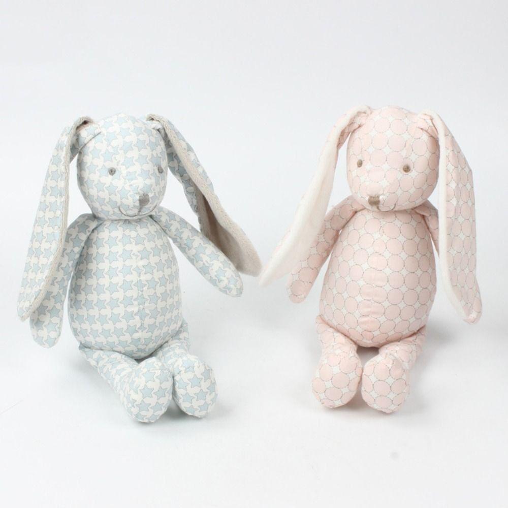 Long Ears Cartoon Rabbit Plush Toys 30cm Size Stuffed Animal Toy Appease Sleeping Toys Room Decor