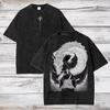 Gojo Satoru Jujutsu Kaisen Women Tshirt Washed Cotton Tshirt T Shirt Men  New Clothing Summer Short Sleeve Tees Streetwear
