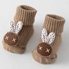 New Summer Thin Cute Cartoon Baby 3D Doll Socks Cotton Rubber Anti-slip Floor Socks for Newborn Infant Toddler Socks