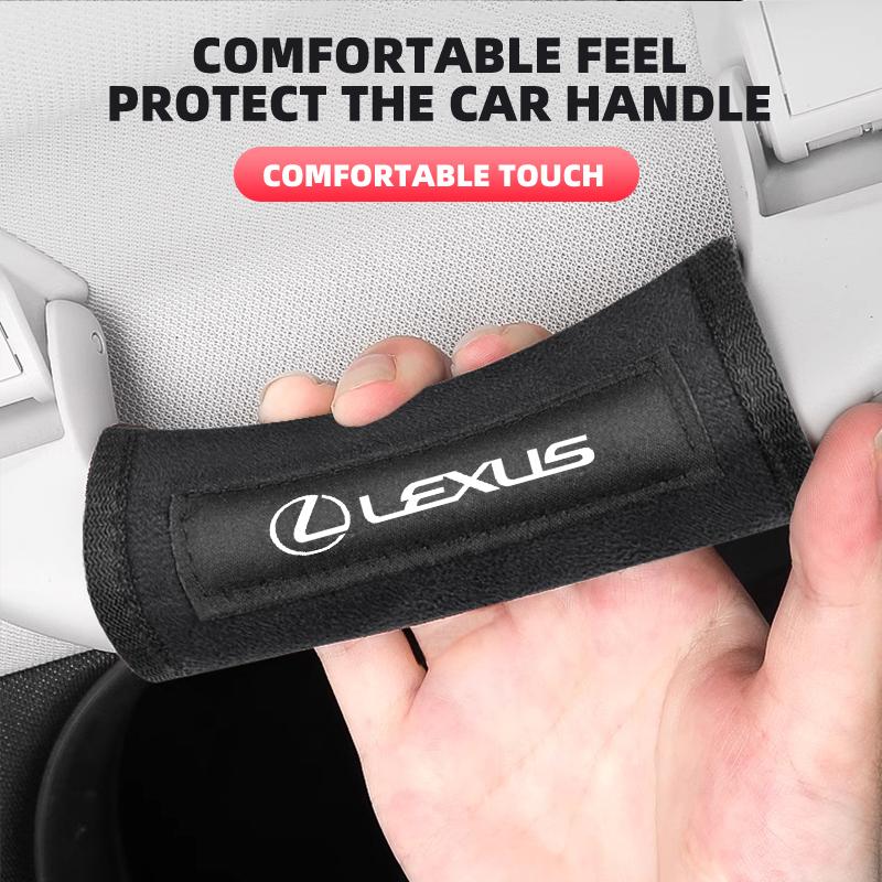 1/2pcs Car Handle Protective Cover Pull Gloves For Lexus F-SPORT ES RX NX LS UX LM LX GX LC RZ IS CT GS RC HS SC Accessories