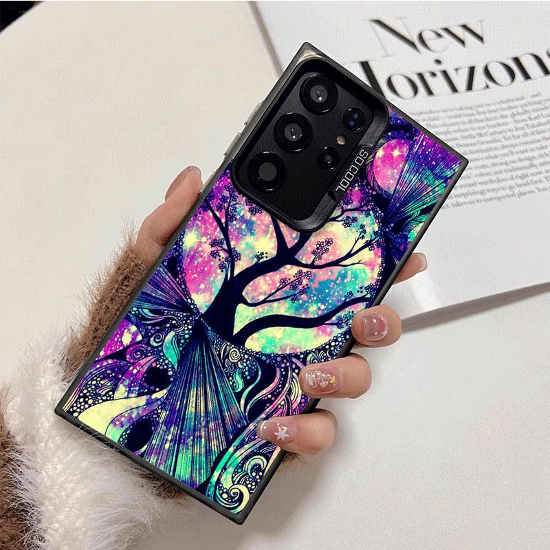 Mandala Sunflower Dreamy Style Shockproof Phone Case for Samsung Galaxy S26 Edge S25 Ultra S24 FE S23 Plus S21 Cover Anti Fall F