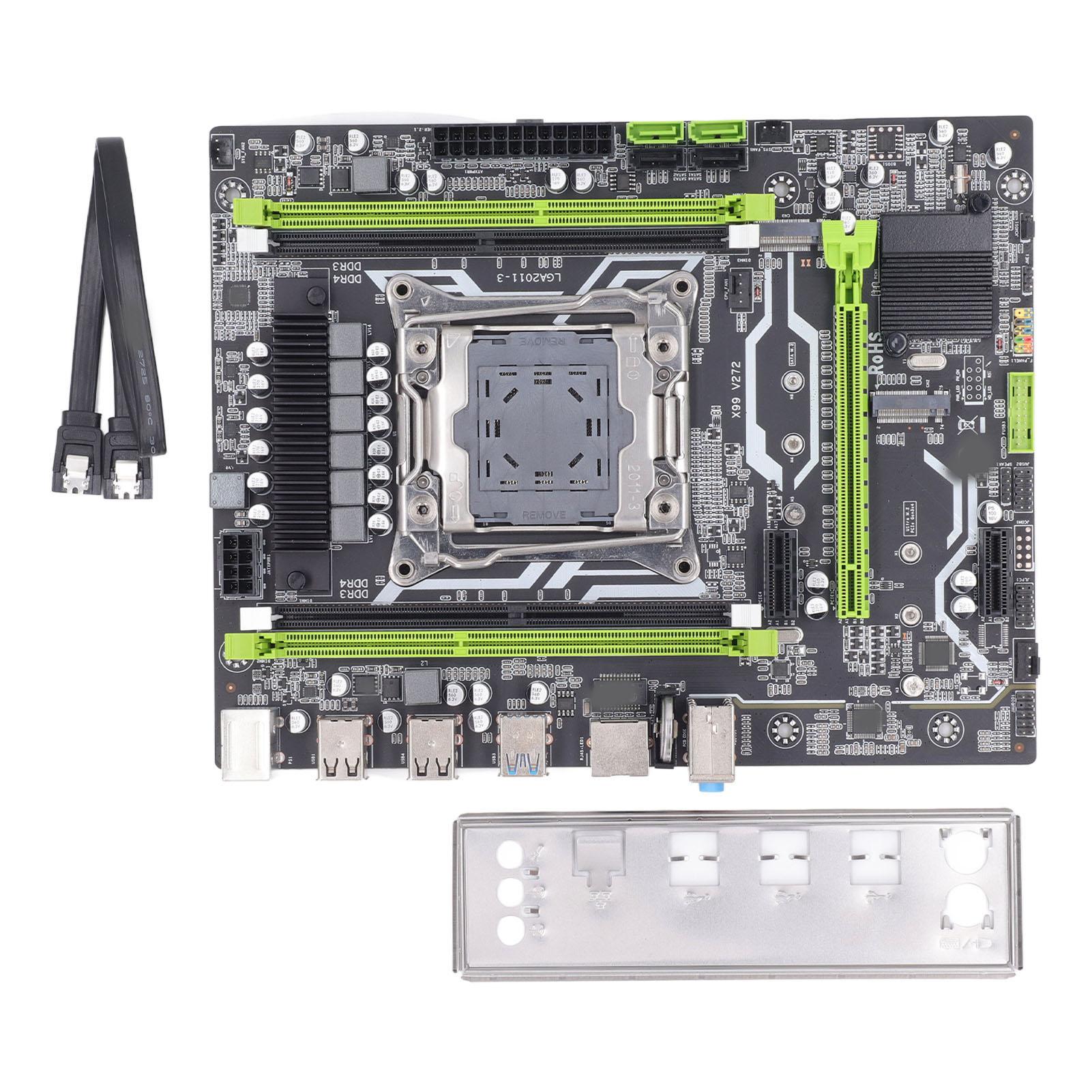 

Комп ютерна материнська плата X99 V2 LGA 2011 V3V4 Комп ютерна ігрова материнська плата з 2 портами USB 3.0 2 SATA 3.0