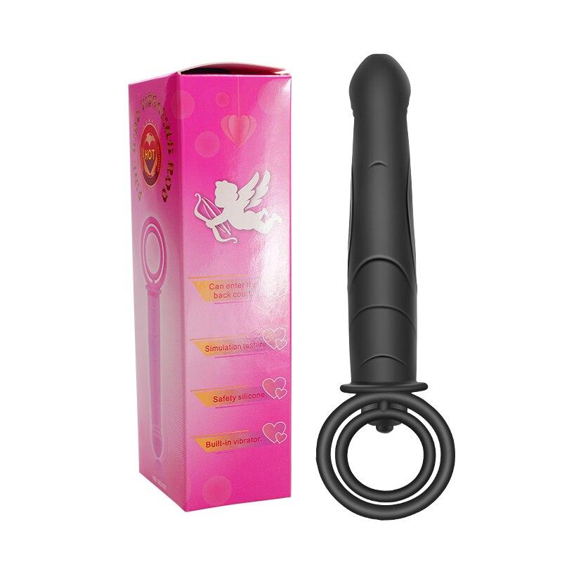 Double Penetration Vibrator Sex Toys for Couples Strapon Dildo Vibrator Strap On Penis Sex Toys