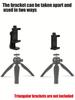 360 Degree Mobile Phone Universal Clip Compatible For iphone Tripod Mount With 1/4 Screw Cellphone Holder Desk Tripod Adapter