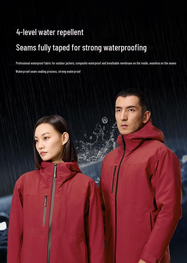 Customized Windproof/Waterproof Jacket with Logo Printing for Men & Women - Ideal for Corporate Group Purchases