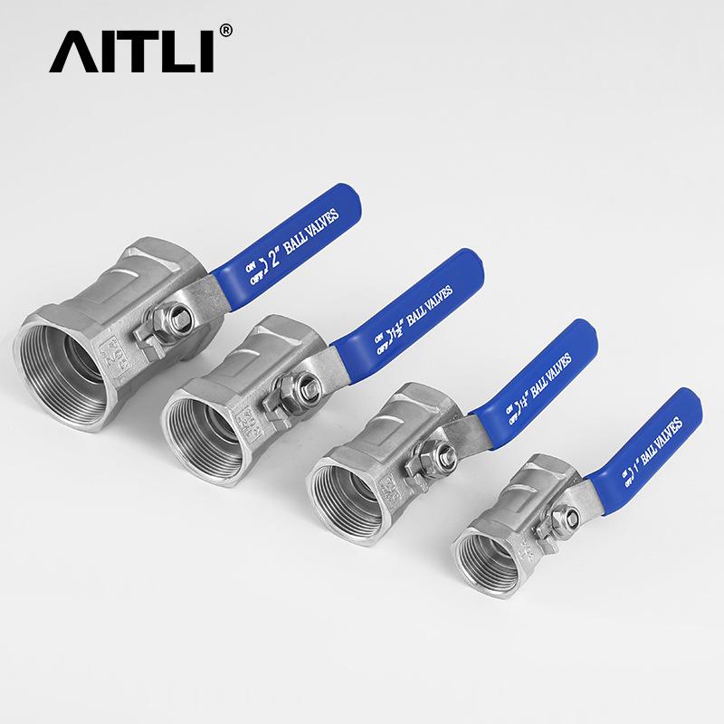 304 Stainless Steel Quick Connect Ball Valve with 316 Internal Thread, Water Pipe Valve Switch.