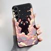 New Design Phone Case For ZTE Blade V80 Max/Nubia V80 Max Jelly Black Anti-scratch Soft Casing Colorful Rosy Cloud Pattern Shell