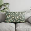 Home Decor Floral Pattern Rectangle Pillow Cover Suitable For Sofa Bedroom Car Pillow Cover Cushion Rectangular Back Cushion