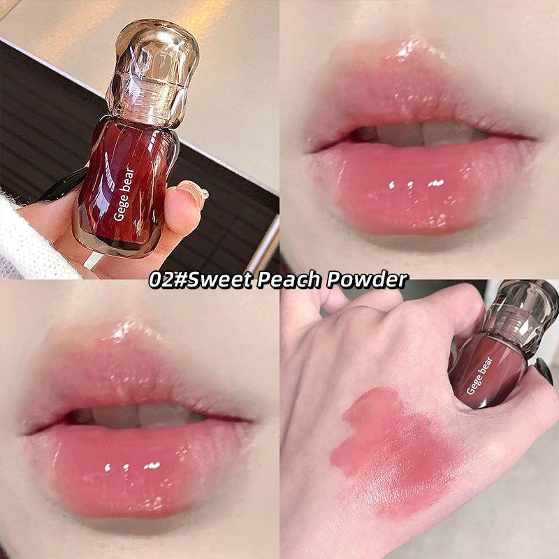 

Gege Bear Big Ice Bucket Crystal Прозрачный блеск для губ Lip Glaze