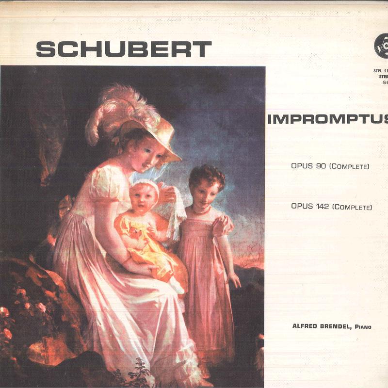 LP Record ALFRED BRENDEL  Schubert Impromptus Opus 90 Comple STPL512390 VOX US Classical Used